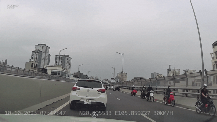Cục CSGT thừa nhận đường Vành đai Hà Nội thường xuyên ùn tắc, nhiều vi phạm- Ảnh 2.