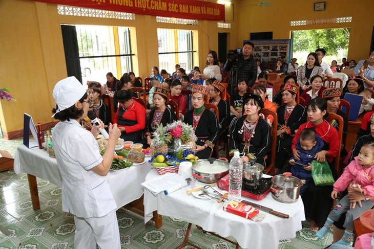 Tuyên Quang nỗ lực giảm tỷ lệ suy dinh dưỡng ở vùng cao - Ảnh 1. Tuyên Quang nỗ lực giảm tỷ lệ suy dinh dưỡng ở vùng cao - Ảnh 1.