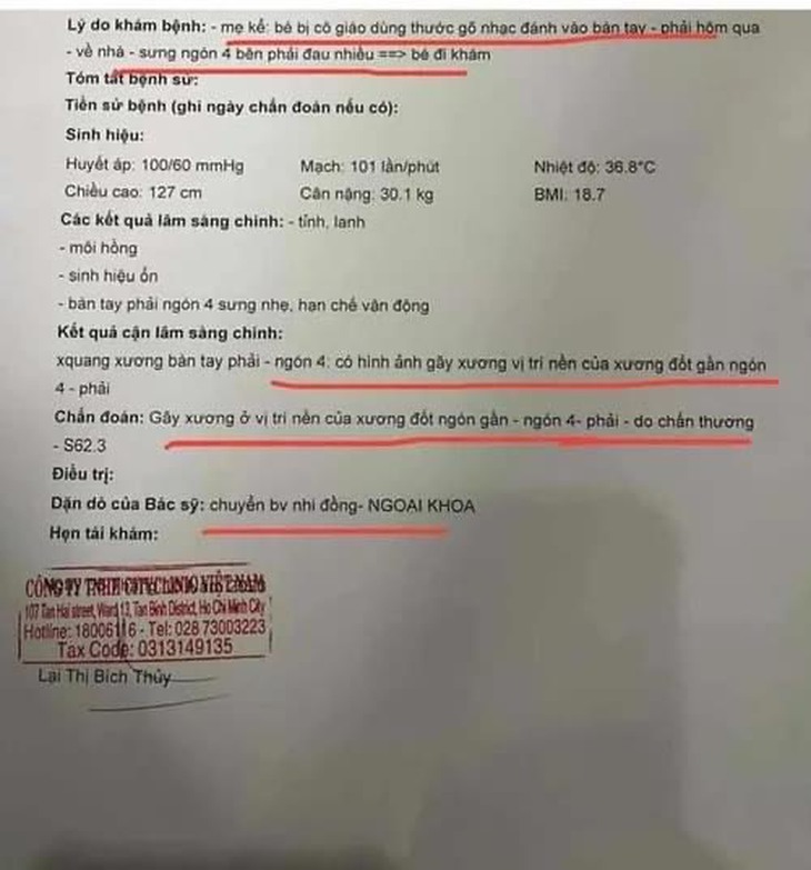 Sở GD&ĐT TPHCM chính thức lên tiếng vụ giáo viên đánh học sinh gãy tay - Ảnh 2. Sở GD&ĐT TPHCM chính thức lên tiếng vụ giáo viên đánh học sinh gãy tay - Ảnh 2.