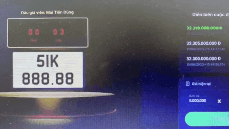 Chính thức hủy kết quả đấu giá biển số 32 tỷ vì người mua không nộp đủ tiền - Ảnh 2.