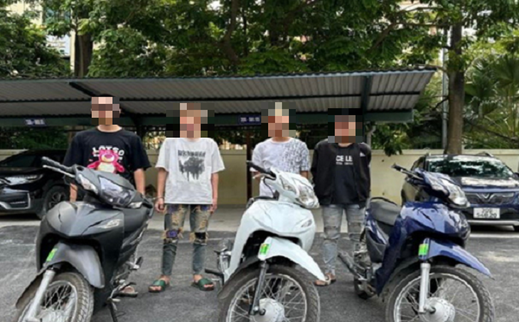 Nhóm trẻ lêu lông liên tiếp cướp tài sản người đi đường sa lưới - Ảnh 2. Nhóm trẻ lêu lông liên tiếp cướp tài sản người đi đường sa lưới - Ảnh 2.