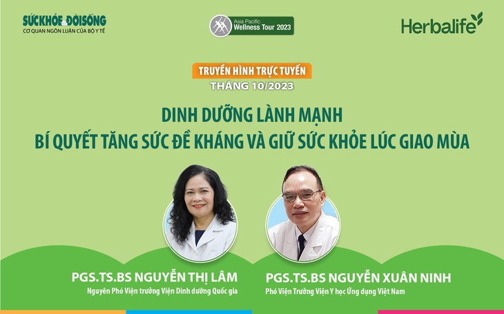Truyền hình trực tuyến: Dinh dưỡng lành mạnh – Bí quyết tăng sức đề kháng và giữ sức khỏe lúc giao mùa