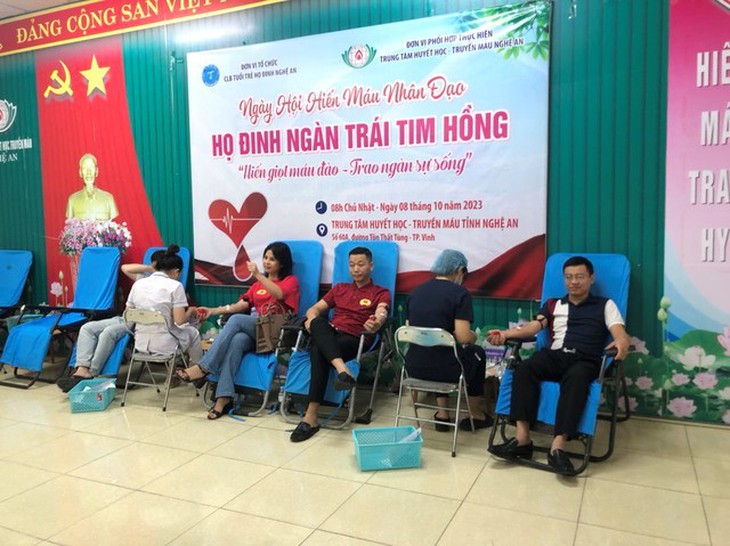 Hiến máu giòng họ, mô hình cần nhân rộng ở Nghệ An - Ảnh 3.