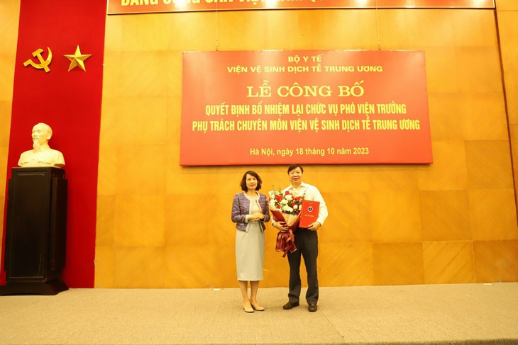 Bộ Y tế bổ nhiệm lại chức vụ Phó Viện trưởng phụ trách chuyên môn đối với PGS.TS Trần Như Dương - Ảnh 1.