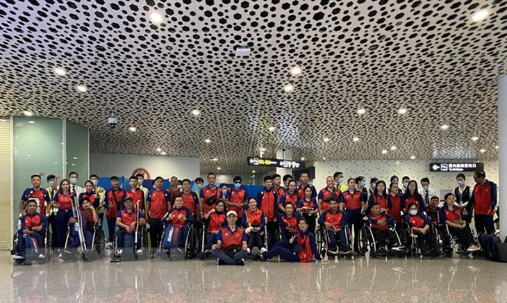 Asian Para Games: VĐV Khuyết tật Việt Nam nỗ lực vượt lên chính mình - Ảnh 2. Asian Para Games: VĐV Khuyết tật Việt Nam nỗ lực vượt lên chính mình - Ảnh 2.