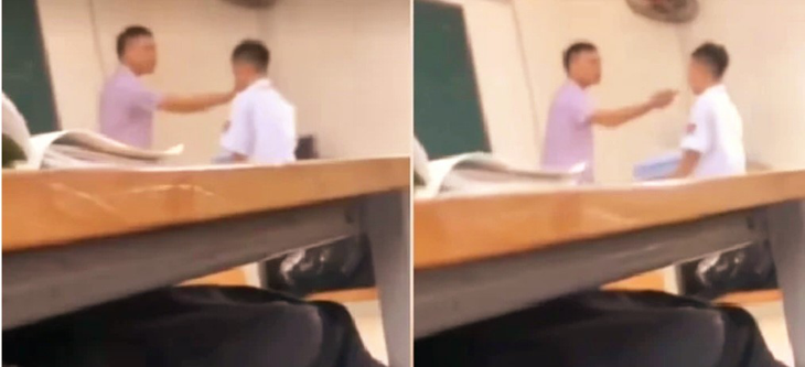 Phẫn nộ clip thầy giáo xưng 'mày - tao', xúc phạm học sinh ngay trên bục giảng - Ảnh 1. Phẫn nộ clip thầy giáo xưng 'mày - tao', xúc phạm học sinh ngay trên bục giảng - Ảnh 1.