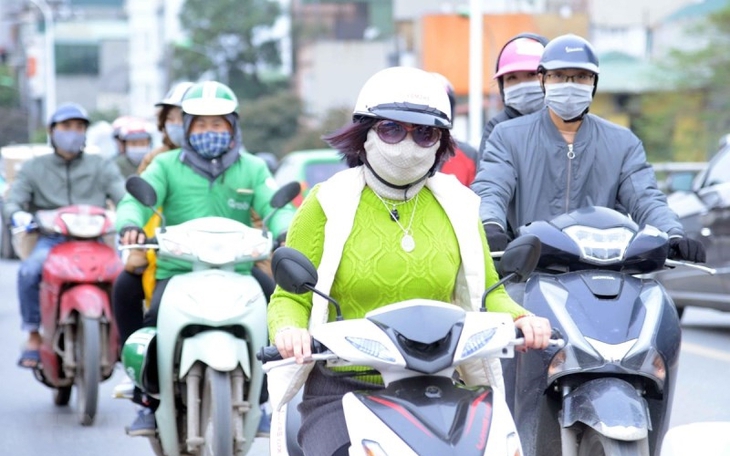 Không khí lạnh bao phủ miền Bắc, nhiệt giảm mạnh