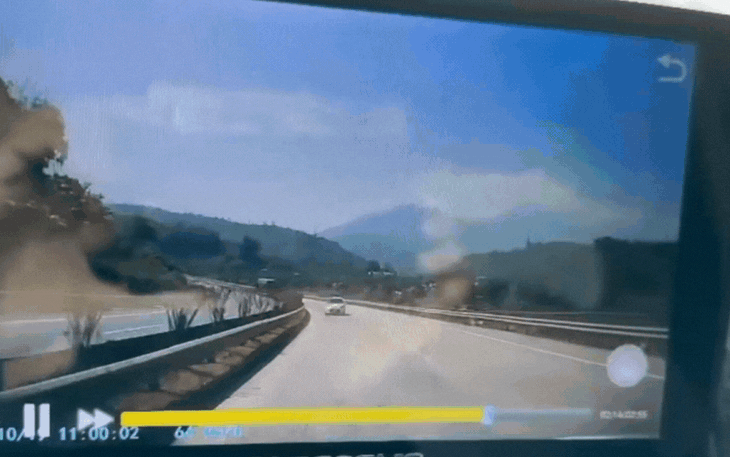 Đã xác định danh tính tài xế ô tô chạy ngược chiều tại làn 80km/h trên cao tốc
