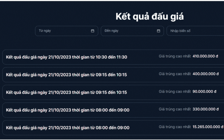 Biển số siêu đẹp ngũ quý 8 bị 'bom hàng' được đấu giá lại bao nhiêu tiền?