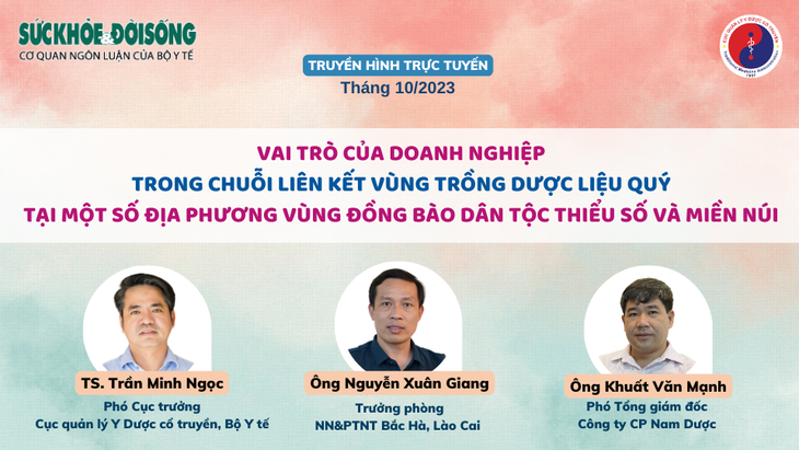 Truyền hình trực tuyến: Vai trò của doanh nghiệp trong chuỗi liên kết vùng trồng dược liệu quý tại một số địa phương vùng đồng bào dân tộc thiểu số và miền núi - Ảnh 2.