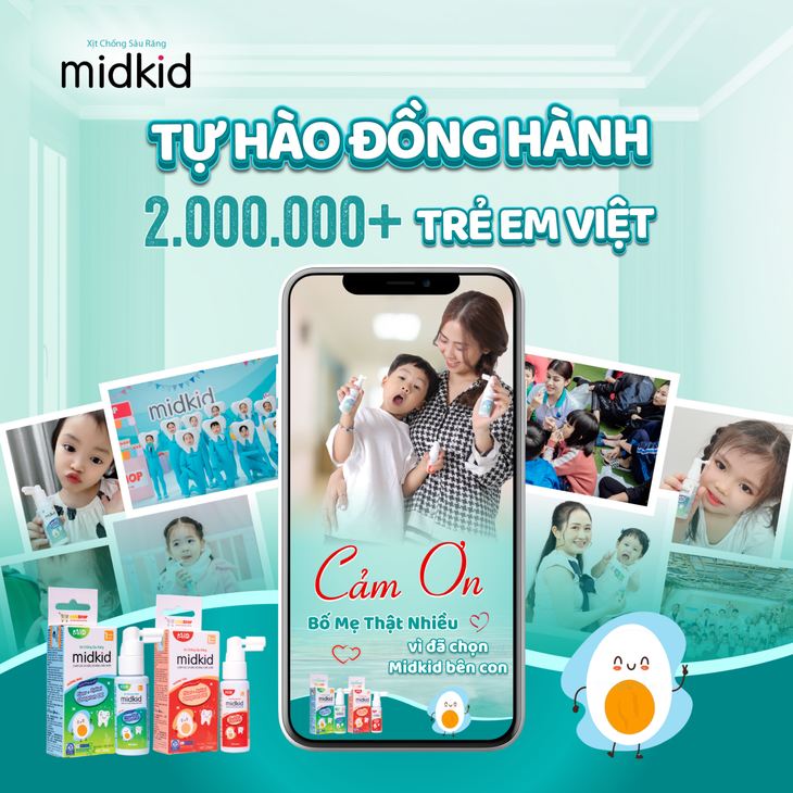 Xịt chống sâu răng lập "kỉ lục" mới tại Festival mẹ bầu và em bé 2023 - Ảnh 1.