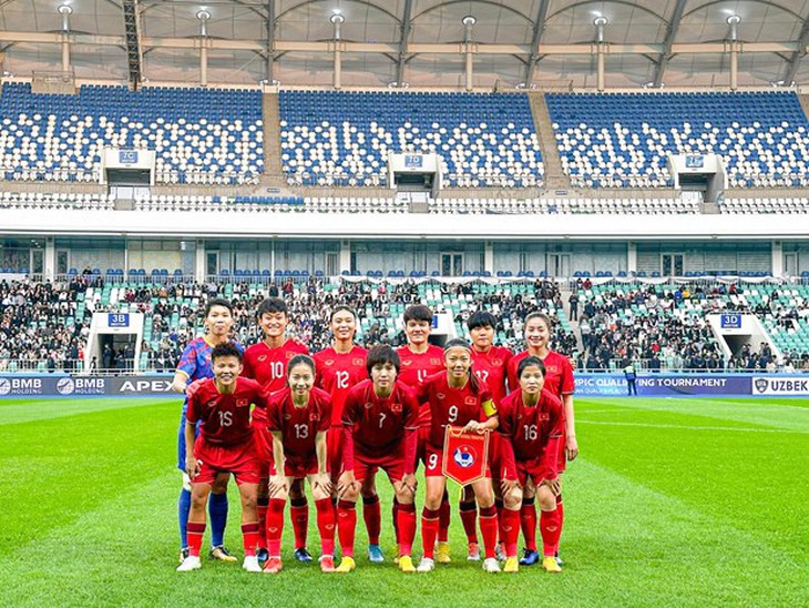 Vòng loại Olympic 2024: Đội tuyển nữ Việt Nam thua đáng tiếc 0-1 Uzbeskitan - Ảnh 1.