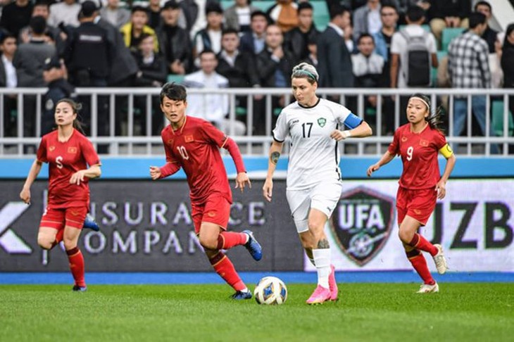 Vòng loại Olympic 2024: Đội tuyển nữ Việt Nam thua đáng tiếc 0-1 Uzbeskitan - Ảnh 2.