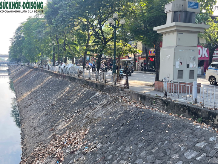Hà Nội: Cầu đi bộ qua sông Kim Ngưu xuống cấp, thủng lỗ to - Ảnh 11.