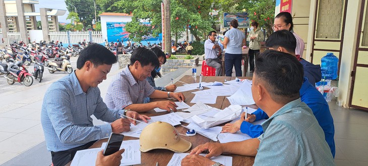Ngày hội hiến máu trên quê hương Đại tướng Võ Nguyên Giáp  - Ảnh 1.