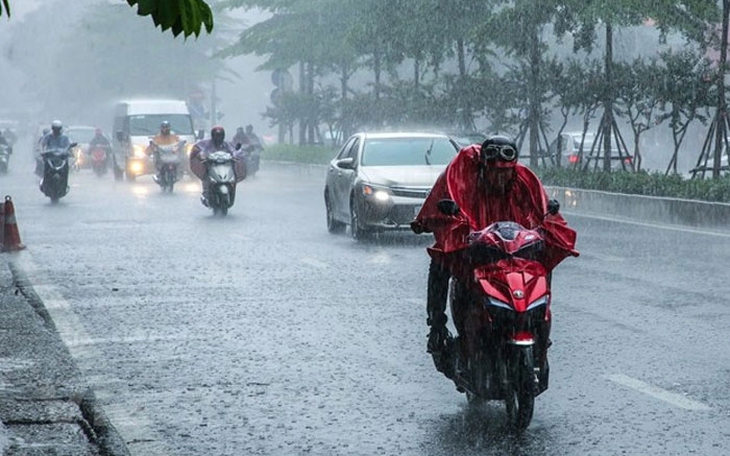 Chiều tối nay miền Bắc đón mưa dông giảm nhiệt