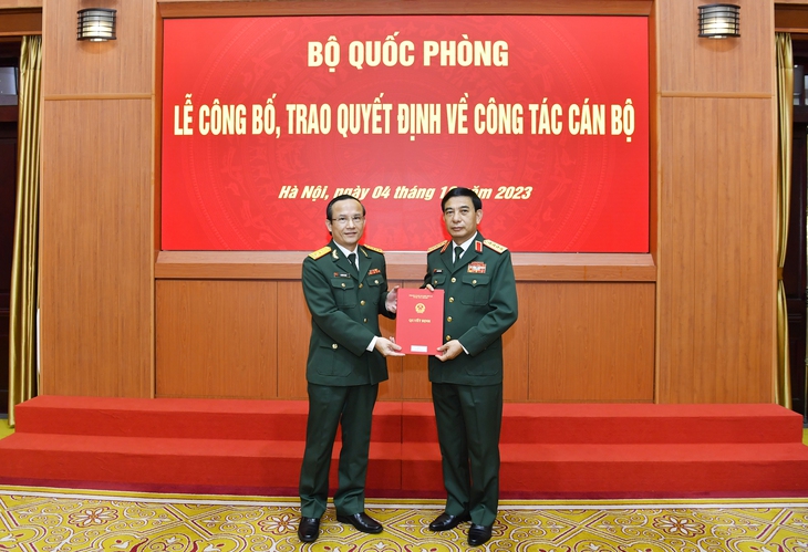 Bộ Quốc phòng bổ nhiệm giám đốc Bệnh viện TWQĐ 108 - Ảnh 1.