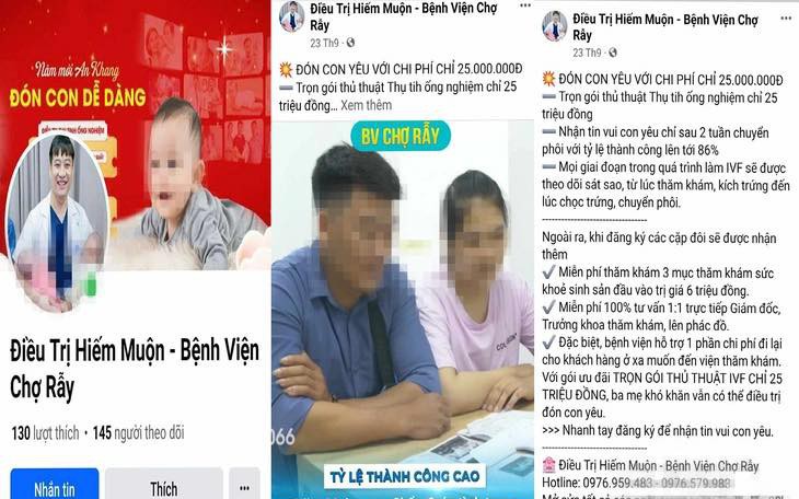 Mạo danh Bệnh viện Chợ Rẫy, dụ các cặp vợ chồng đón  