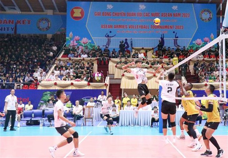 Việt Nam vô địch Giải Bóng chuyền Nam Quân đội các nước ASEAN - Ảnh 1. Việt Nam vô địch Giải Bóng chuyền Nam Quân đội các nước ASEAN - Ảnh 1.