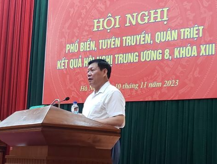 Đảng ủy Bộ Y tế: Tổ chức Hội nghị phổ biến, tuyên truyền, quán triệt kết quả Hội nghị Trung ương 8 khóa XIII - Ảnh 1.