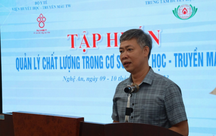 Trung tâm Huyết học truyền máu Nghệ An đơn vị tiên phong trong Quản lý chất lượng – Đảm bảo an toàn truyền máu- Ảnh 1. Trung tâm Huyết học truyền máu Nghệ An đơn vị tiên phong trong Quản lý chất lượng – Đảm bảo an toàn truyền máu- Ảnh 1.