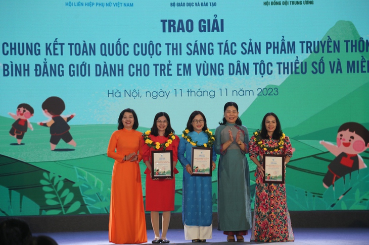 Chung kết cuộc thi Sáng tác sản phẩm truyền thông về Bình đẳng giới cho trẻ em vùng DTTS và miền núi năm 2023- Ảnh 9. Chung kết cuộc thi Sáng tác sản phẩm truyền thông về Bình đẳng giới cho trẻ em vùng DTTS và miền núi năm 2023- Ảnh 9.