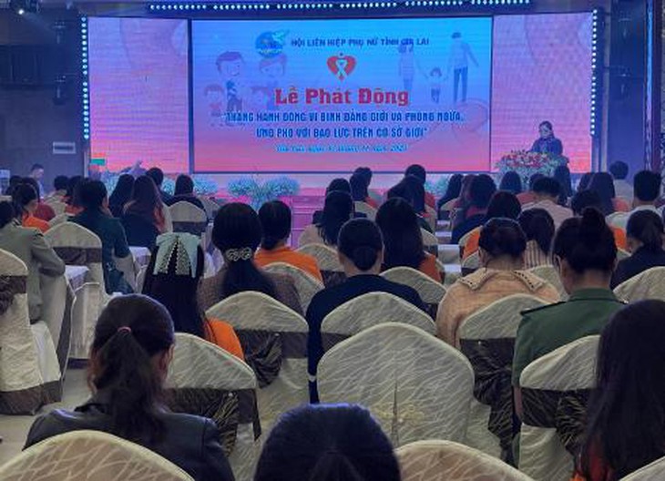 Quang cảnh lễ phát động. Ảnh: Minh Châu