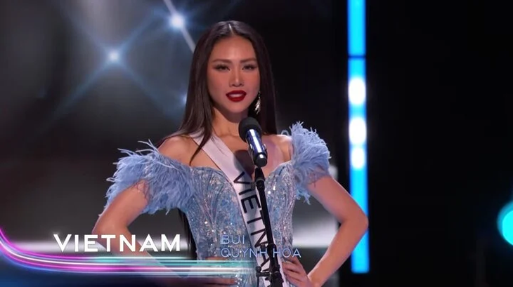 Bùi Quỳnh Hoa trình diễn 'thiếu điểm nhấn' tại bán kết Miss Universe 2023- Ảnh 1. Bùi Quỳnh Hoa trình diễn 'thiếu điểm nhấn' tại bán kết Miss Universe 2023- Ảnh 1.