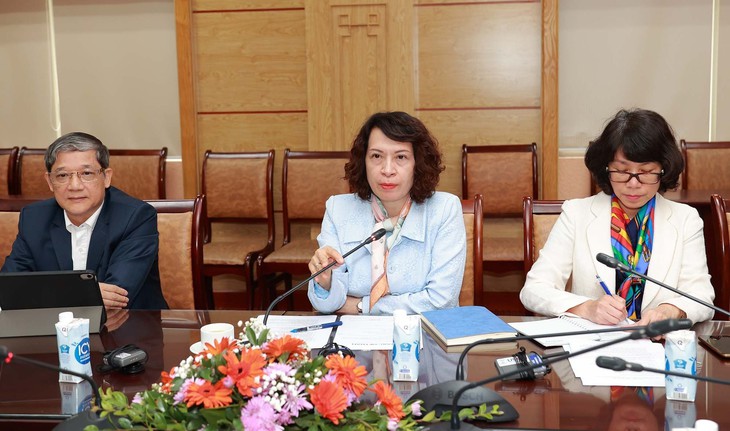 Thứ trưởng Bộ Y tế Nguyễn Thị Liên Hương tiếp Giám Đốc Quốc gia USAID - Ảnh 1. Thứ trưởng Bộ Y tế Nguyễn Thị Liên Hương tiếp Giám Đốc Quốc gia USAID - Ảnh 1.