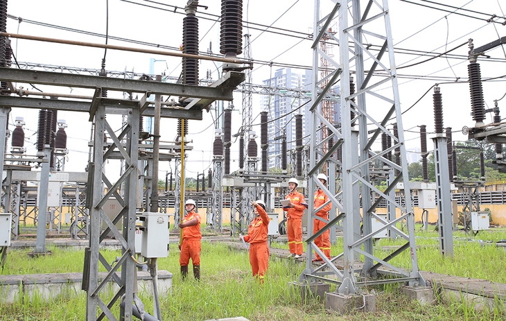 Phối hợp các lực lượng diễn tập ứng phó sự cố lưới điện truyền tải- Ảnh 4.