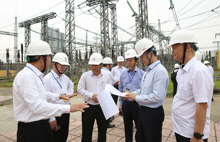 Phối hợp các lực lượng diễn tập ứng phó sự cố lưới điện truyền tải- Ảnh 6.