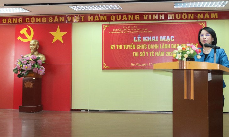 Sở Y tế Hà Nội thi tuyển giám đốc trung tâm y tế- Ảnh 1.