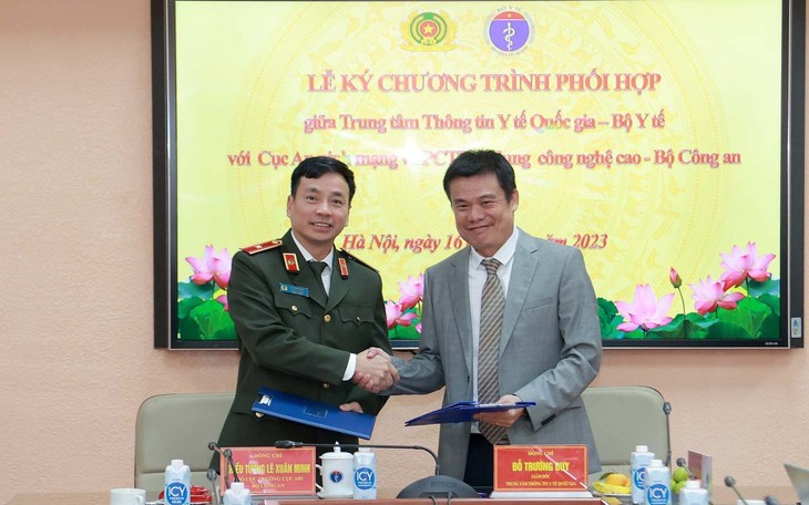 Bộ Y tế và Bộ Công an ký kết phối hợp phòng chống tội phạm công nghệ cao trong y tế