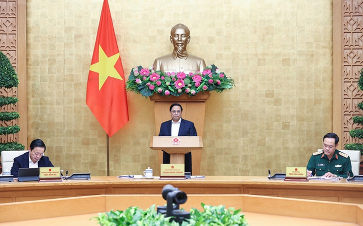Chính phủ thảo luận về đề nghị xây dựng Luật Điện lực (sửa đổi), Luật Cấp, thoát nước