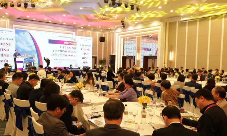 Thứ trưởng Bộ Y tế Đỗ Xuân Tuyên đánh giá cao mô hình "Bệnh viện chị - em" của Hà Nội- Ảnh 1. Thứ trưởng Bộ Y tế Đỗ Xuân Tuyên đánh giá cao mô hình "Bệnh viện chị - em" của Hà Nội- Ảnh 1.