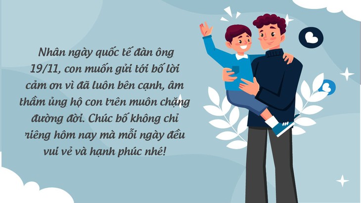 Những mẫu thiệp chúc mừng ngày Quốc tế Đàn ông 19/11 online đẹp nhất- Ảnh 15. Những mẫu thiệp chúc mừng ngày Quốc tế Đàn ông 19/11 online đẹp nhất- Ảnh 15.