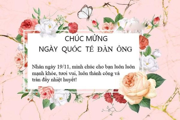 Những mẫu thiệp chúc mừng ngày Quốc tế Đàn ông 19/11 online đẹp nhất- Ảnh 5. Những mẫu thiệp chúc mừng ngày Quốc tế Đàn ông 19/11 online đẹp nhất- Ảnh 5.