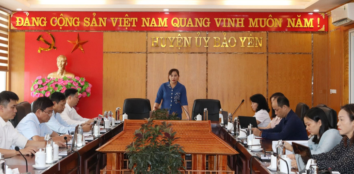 Hội Phụ nữ tỉnh Lào Cai giám sát xã hội Dự án 8, Chương trình MTQG 1719- Ảnh 1.