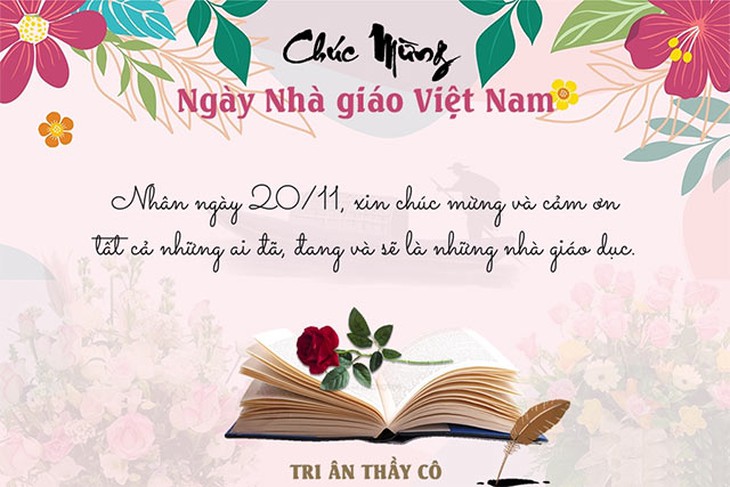 Những mẫu thiệp chúc mừng ngày Nhà giáo Việt Nam 20/11 đẹp nhất 2024- Ảnh 23.