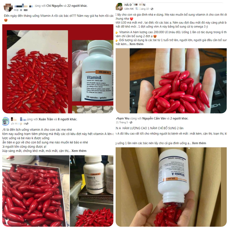 Nguy cơ ngộ độc khi tự ý cho trẻ uống vitamin A 'xách tay'- Ảnh 1.