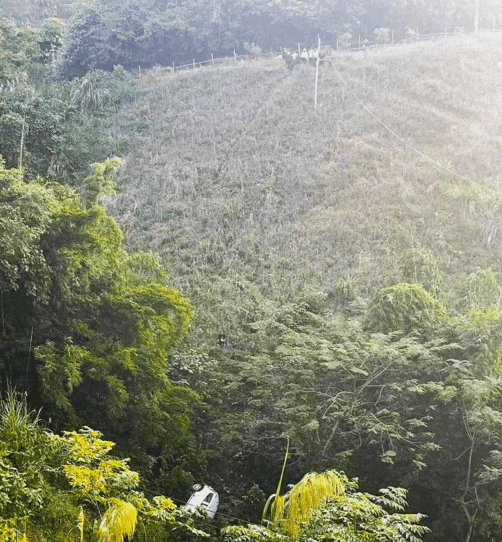 Ô tô biển Hà Nội lao thẳng xuống vực sâu hàng chục mét tại Sơn La- Ảnh 2. Ô tô biển Hà Nội lao thẳng xuống vực sâu hàng chục mét tại Sơn La- Ảnh 2.