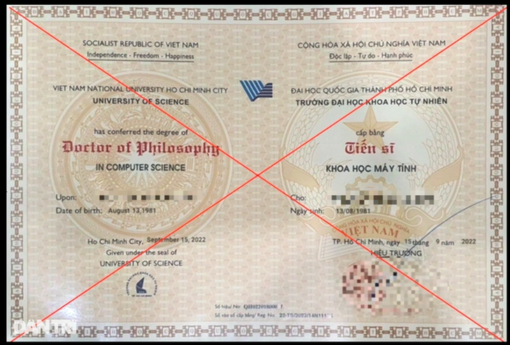 Vụ dùng bằng tiến sĩ giả đi dạy nhiều nơi: Bộ GD&ĐT nói gì?- Ảnh 1. Vụ dùng bằng tiến sĩ giả đi dạy nhiều nơi: Bộ GD&ĐT nói gì?- Ảnh 1.