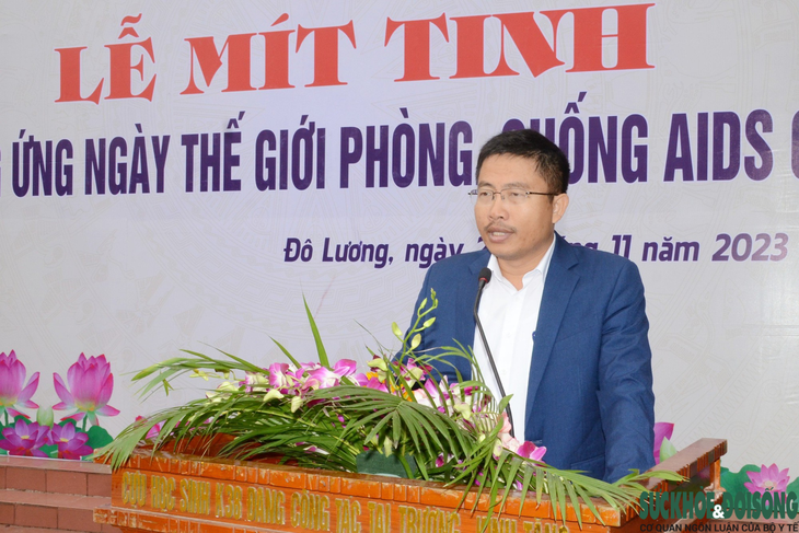Míttinh hưởng ứng Ngày Thế giới Phòng Chống AIDS tại Nghệ An- Ảnh 2.