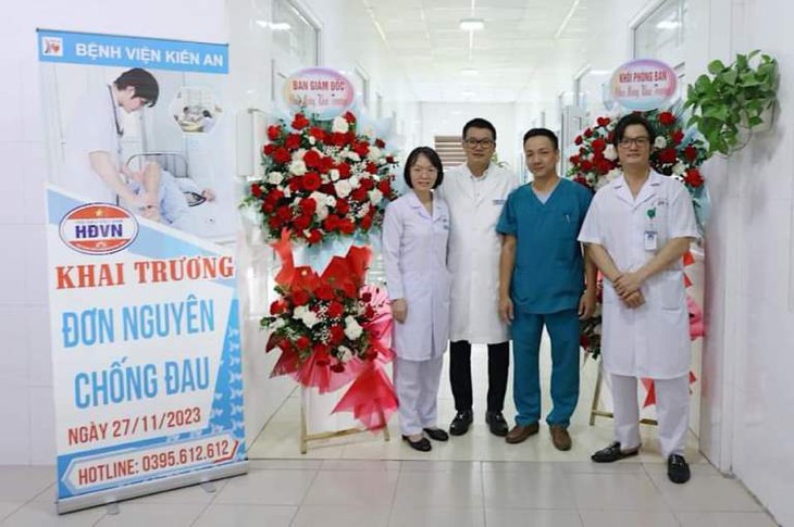 Bệnh viện đầu tiên ở Hải Phòng thành lập Đơn nguyên chống đau- Ảnh 1. Bệnh viện đầu tiên ở Hải Phòng thành lập Đơn nguyên chống đau- Ảnh 1.