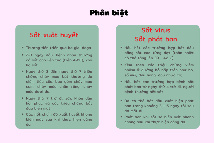 Sốt xuất huyết, sốt virus và sốt phát ban: Phân biệt như thế nào? - Ảnh 1. Sốt xuất huyết, sốt virus và sốt phát ban: Phân biệt như thế nào? - Ảnh 1.