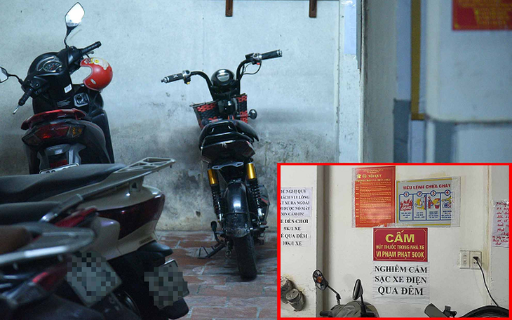 Hà Nội yêu cầu người dân không sạc xe điện qua đêm ở chung cư mini