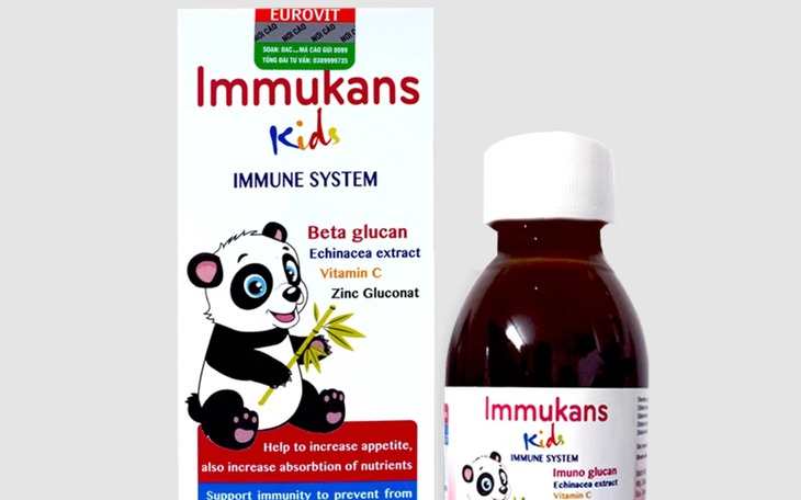 Thực phẩm bảo vệ sức khỏe Immukans quảng cáo sai luật