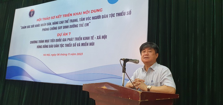Chăm sóc sức khỏe, dinh dưỡng bà mẹ - trẻ em vùng dân tộc thiểu số đạt nhiều thành tựu - Ảnh 2.
