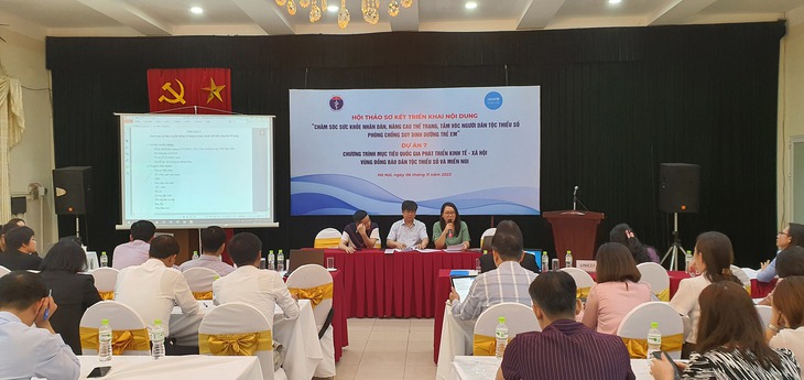 Chăm sóc sức khỏe, dinh dưỡng bà mẹ - trẻ em vùng dân tộc thiểu số đạt nhiều thành tựu - Ảnh 4.