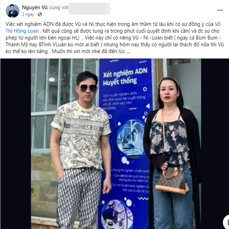 Giữa ồn ào để lộ thông tin xét nghiệm ADN của con gái cố NSƯT Vũ Linh, Nguyên Vũ giờ làm gì và ở đâu? - Ảnh 2.